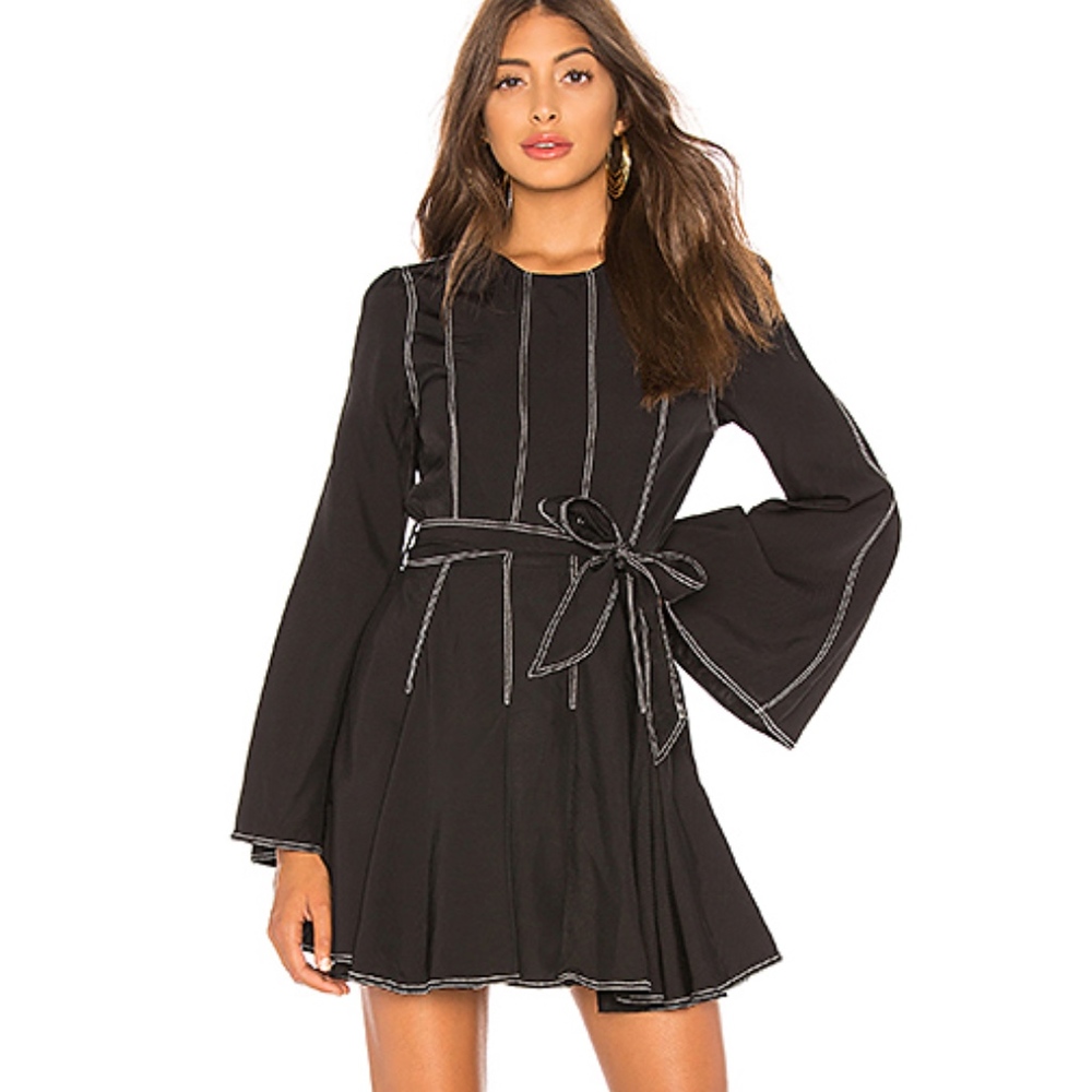 Tularosa Nicole Dress Black SZ XS